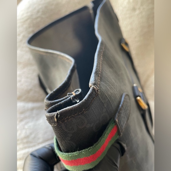 Gucci large Ophidia vintage tote bag - Picture 5 of 15